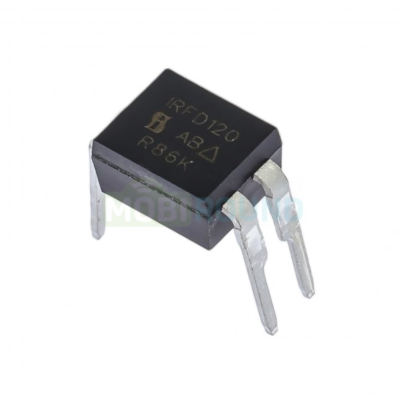 Полевой транзистор VISHAY N-MOSFET 100 В/1.3 А (IRFD120 (DIP-4))