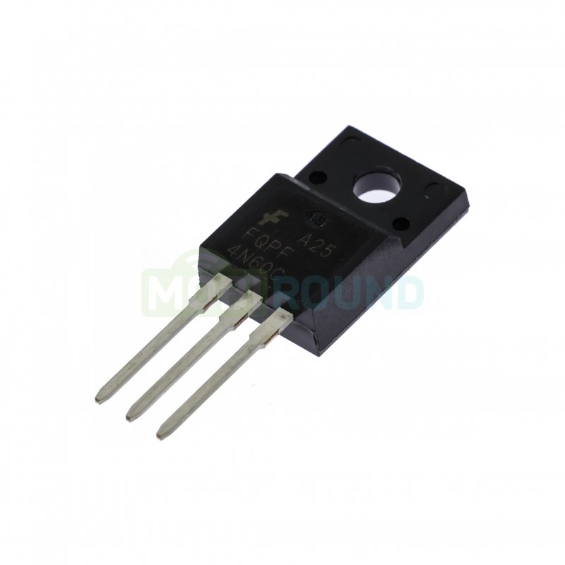 Полевой транзистор FAIRCHILD N-MOSFET 600 В/2.6 А (FQPF4N60C (TO-220FP))