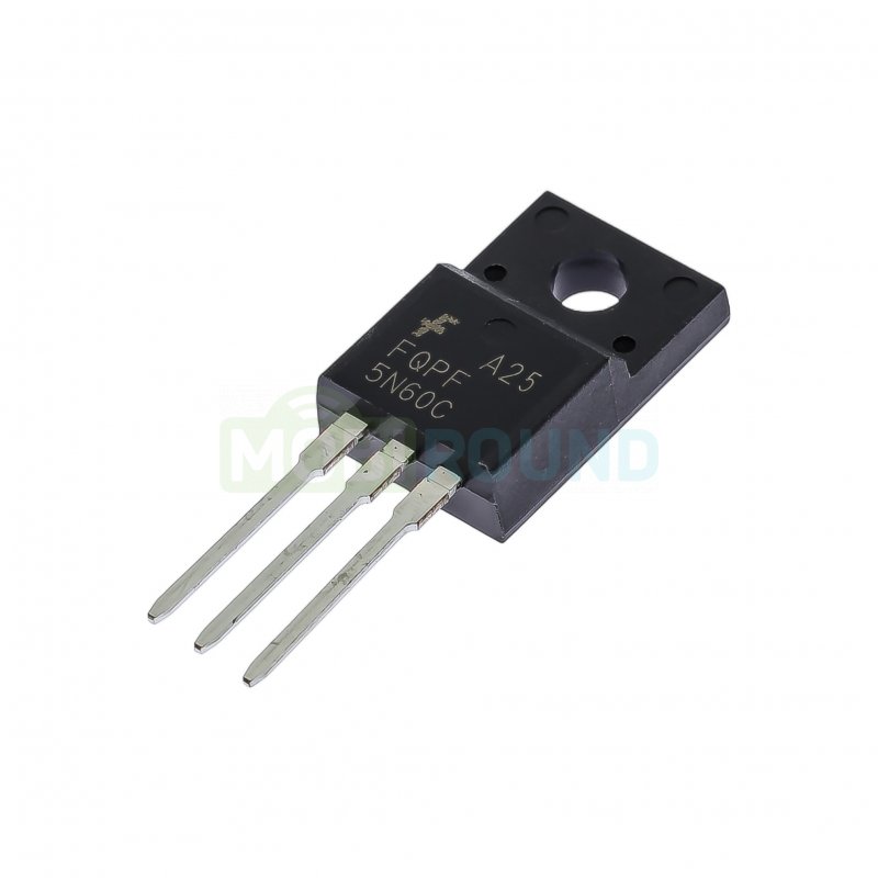 Полевой транзистор FAIRCHILD N-MOSFET 600 В/4.5 А (FQPF5N60C (TO-220FP))