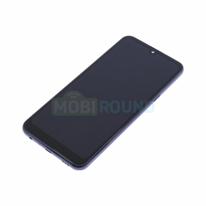 Дисплей для LG K50 (в сборе с тачскрином) в рамке, черный, AAA