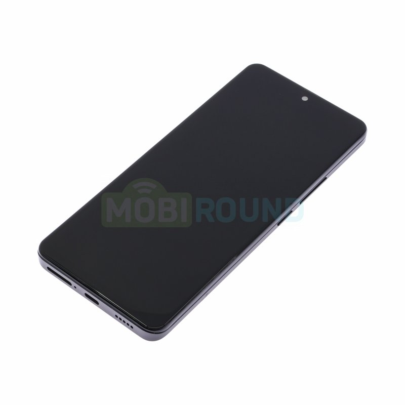 Дисплей для Xiaomi Redmi Note 13 Pro Plus 5G (в сборе с тачскрином) в рамке, черный, AA