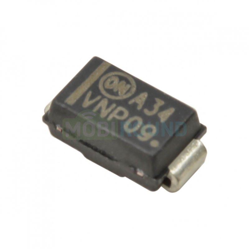 Диод Шоттки SMD ONS 40 В/3 А (MBRA340T3G (DO-214AC))