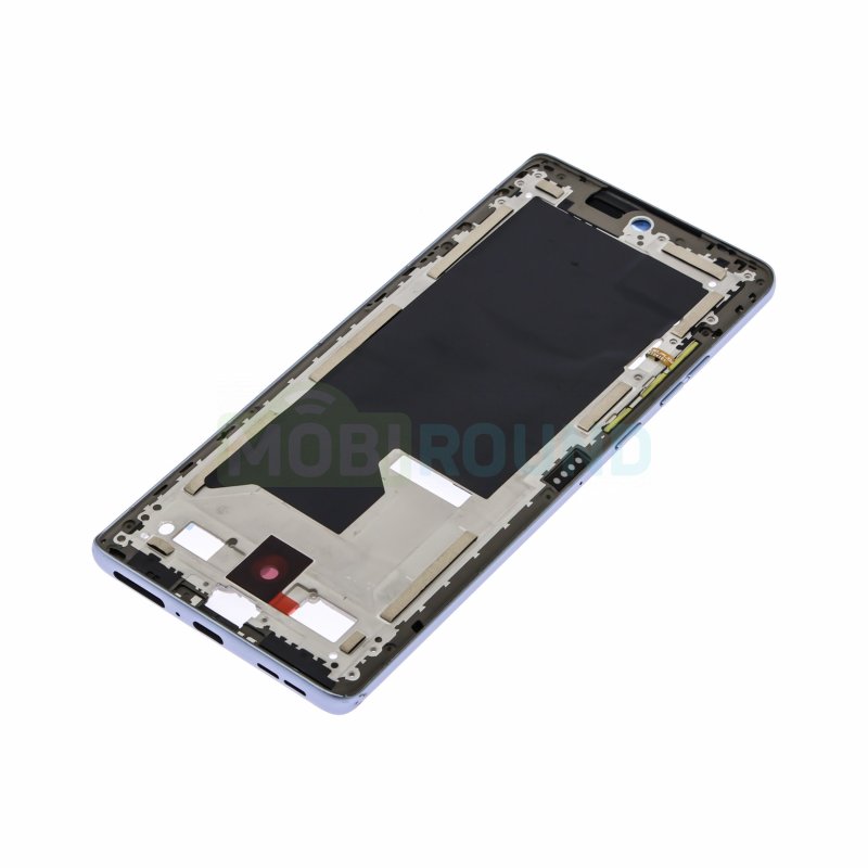 Рамка дисплея для Motorola Edge 50 Fusion 5G (в сборе) синий