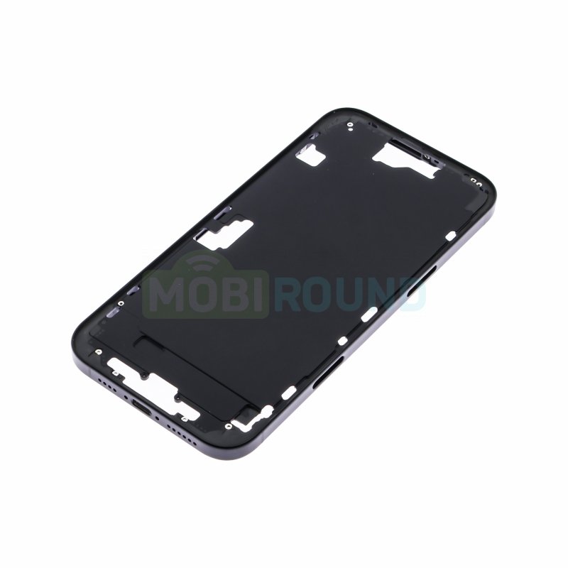 Средняя часть корпуса для Apple iPhone 16 Plus, черный
