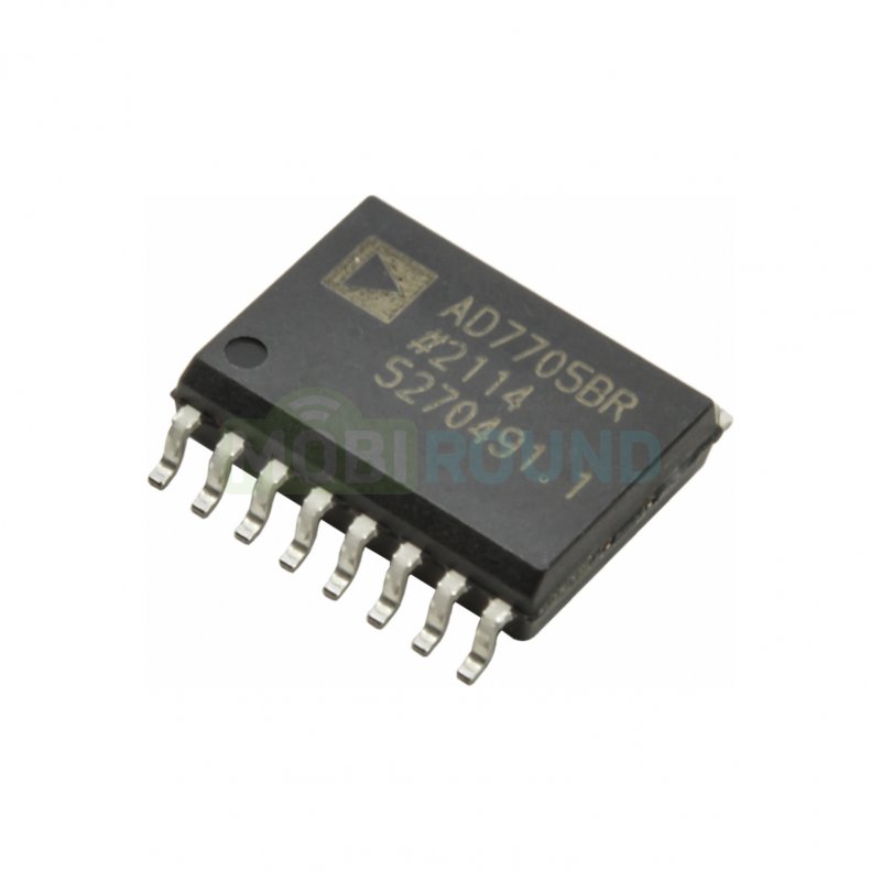 АЦП/ЦАП AD АЦП 16-бит 500 Гц 2-канала (AD7705BRZ-REEL SOIC-16)