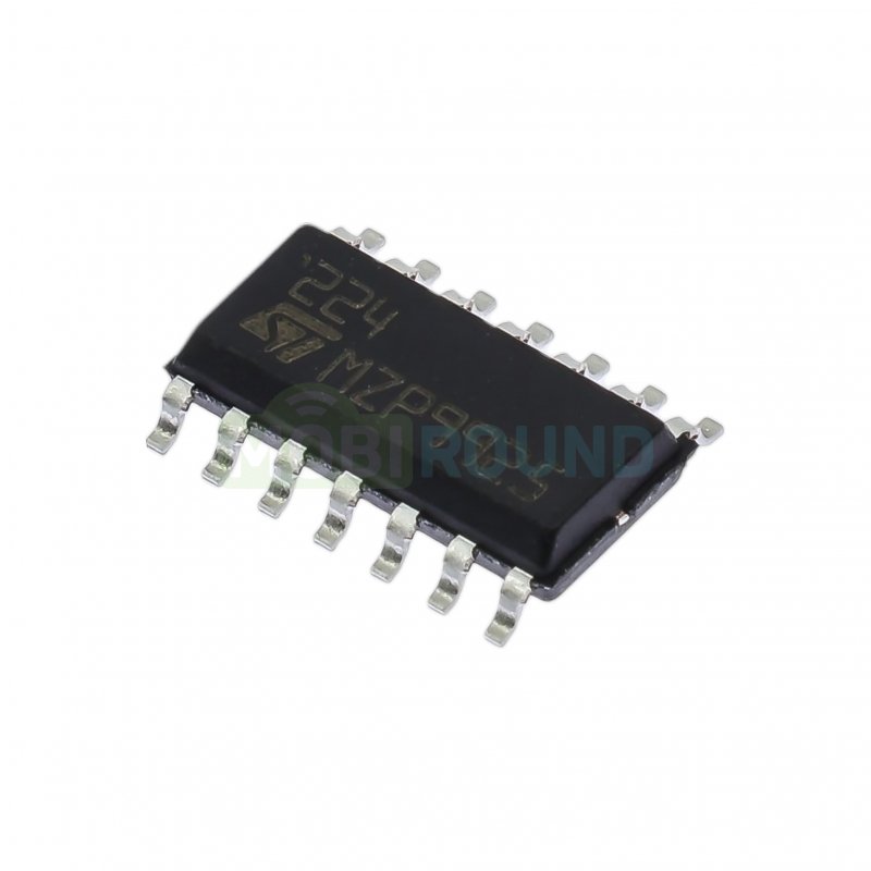 Счетверённый операционный усилитель STM (LM224D, SO-14)