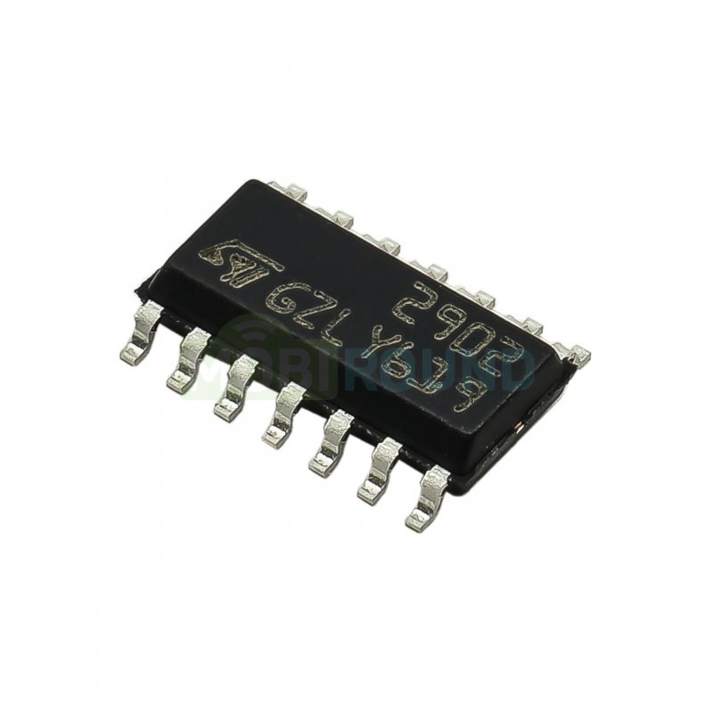 Счетверенный операционный усилитель STM (LM2902D, SO-14)