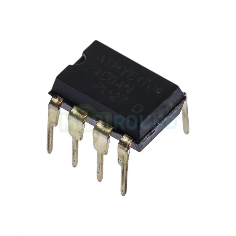 Энергонезависимая память EEPROM 4 Kbit (24C04, DIP-8)