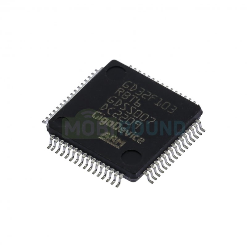 Микроконтроллер GigaDevice 32-бит ARM Cortex M3 (GD32F103RBT6, LQFP-64)