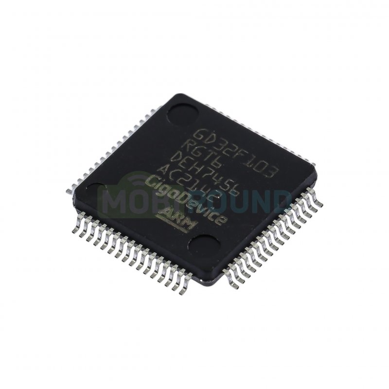 Микроконтроллер GigaDevice 32-бит ARM Cortex M3 (GD32F103RGT6, LQFP-64)