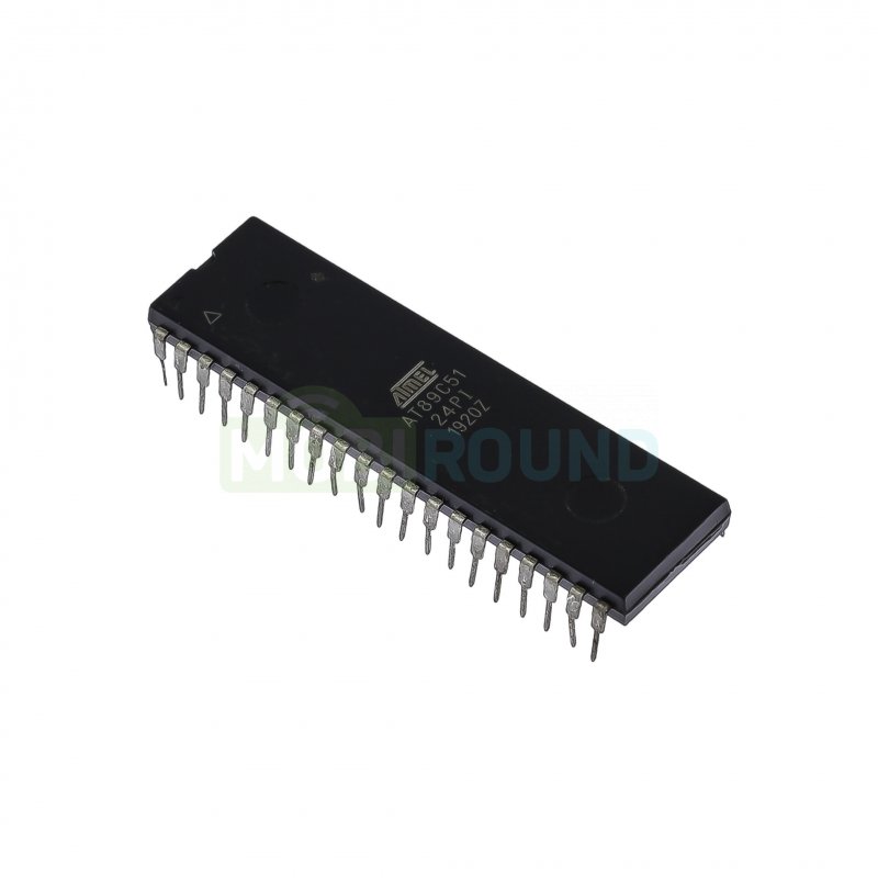 Микроконтроллер Microchip 8-бит 8051 (AT89C51-24PI, DIP-40)