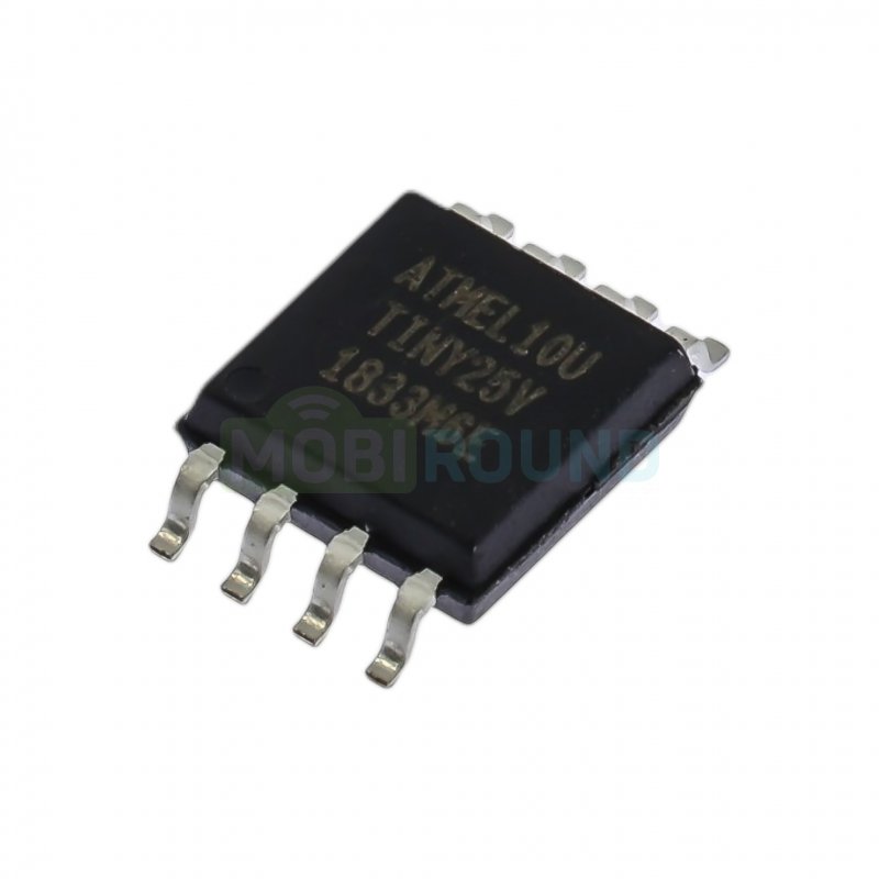 Микроконтроллер Microchip 8-бит AVR (ATtiny25V-10SU, SO-8)