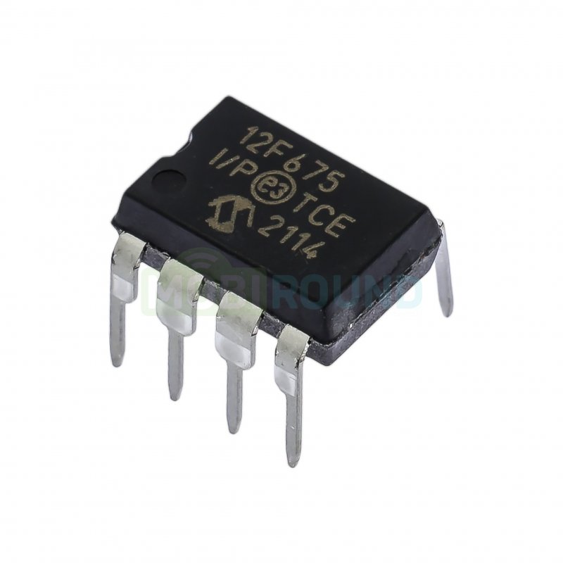 Микроконтроллер Microchip 8-бит (PIC12F675-I/P, DIP-8)