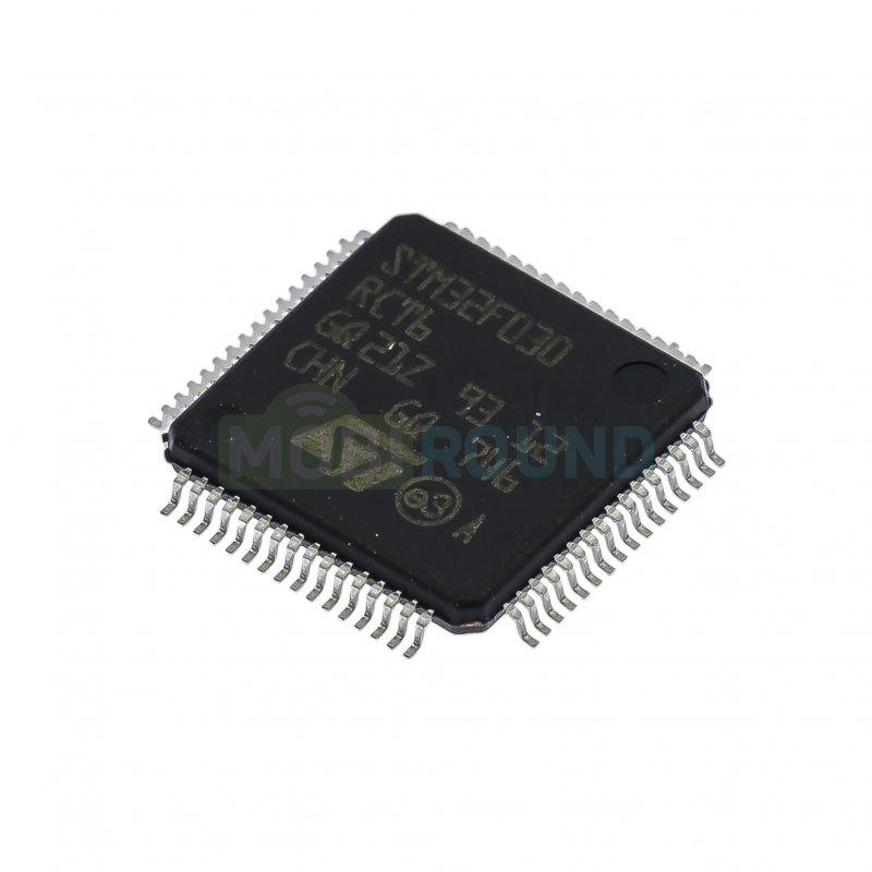 Микроконтроллер STM 32-бит ARM Cortex M0 (STM32F030RCT6, LQFP-64)