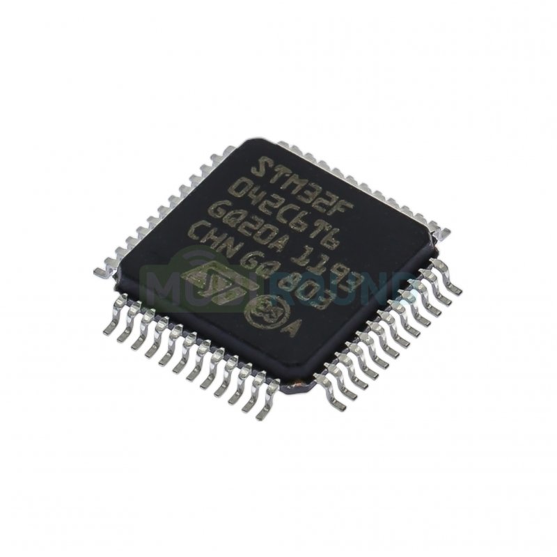 Микроконтроллер STM 32-бит ARM Cortex M0 (STM32F042C6T6, LQFP-48)