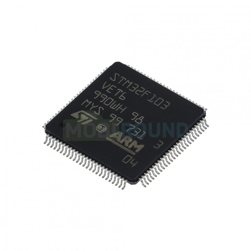 Микроконтроллер STM 32-бит ARM Cortex M3 (STM32F103VET6, LQFP-100)