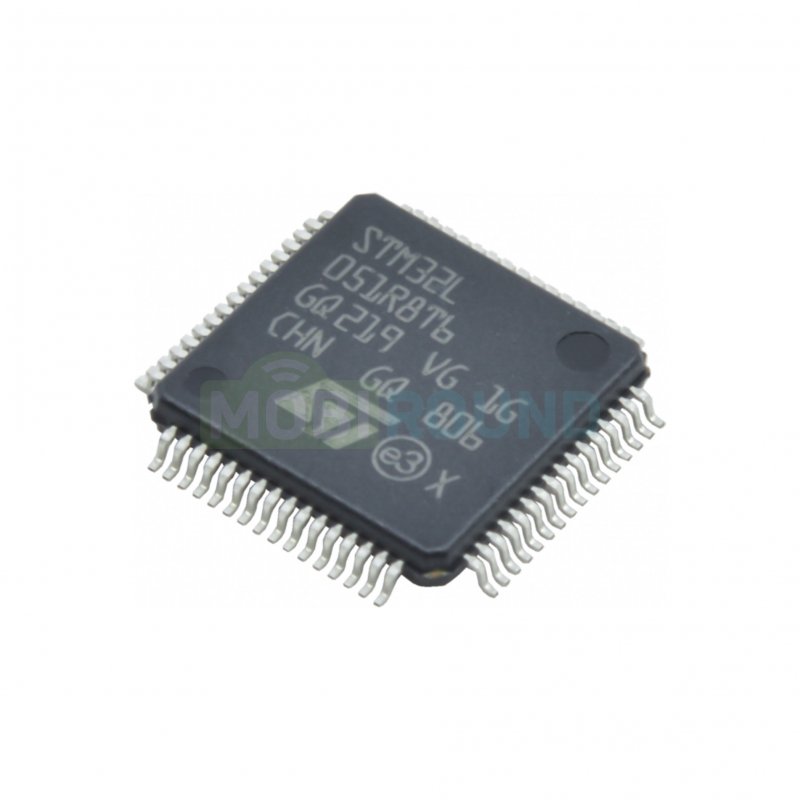 Микроконтроллер STM 32-бит ARM Cortex M0+ (STM32L051R8T6, LQFP-64)