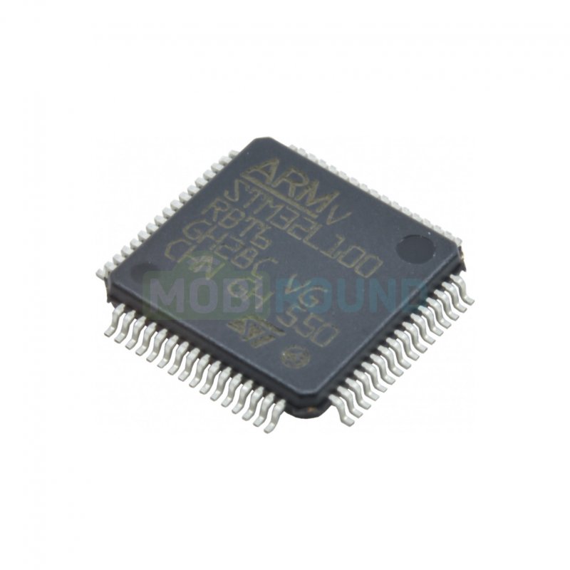 Микроконтроллер STM 32-бит ARM Cortex M3 (STM32L100RBT6, LQFP-64)