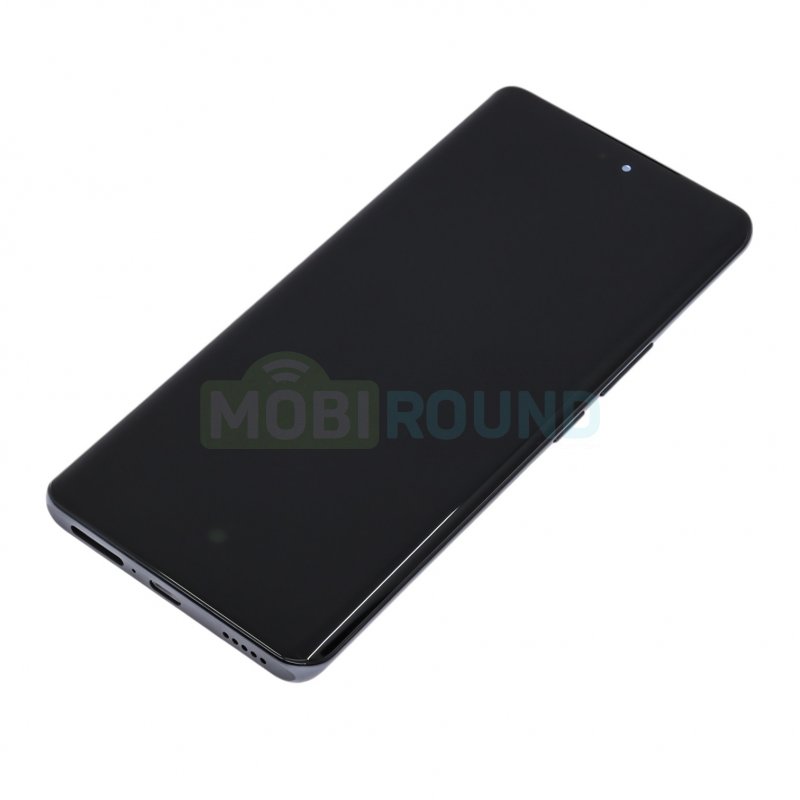Дисплей для Honor X9c 5G (в сборе с тачскрином) в рамке, черный, 100%