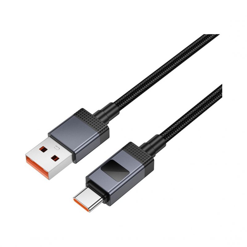 Дата-кабель Hoco X118 USB-Type-C, 5 A, черный