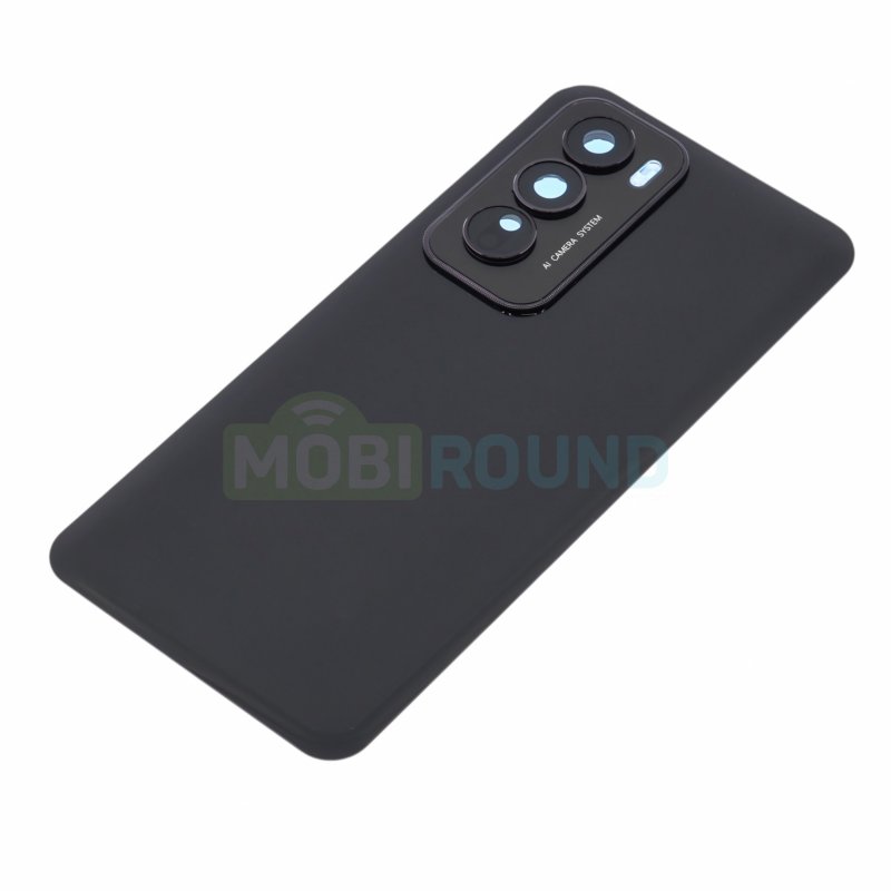 Задняя крышка для OPPO Reno12 Pro 5G, черный, AAA