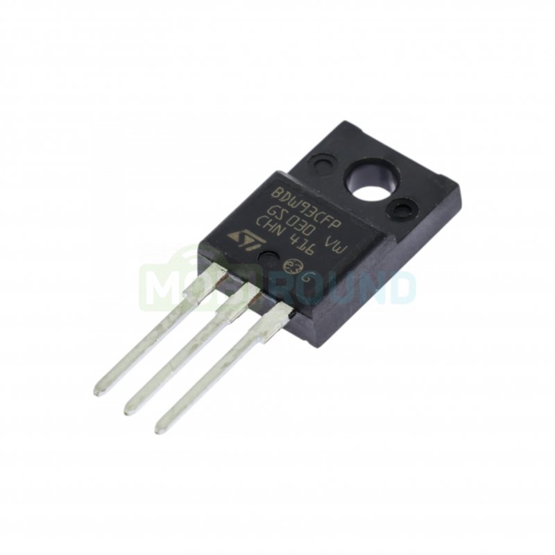 Транзистор Дарлингтона STM NPN 100 В/12 А (BDW93CFP (TO-220FP))