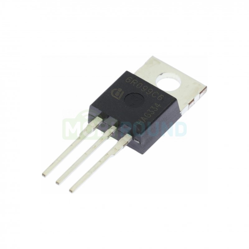 Полевой транзистор INFINEON N-MOSFET 650 В/37.9 А (IPP60R099C6 (TO-220)/6R099C6)