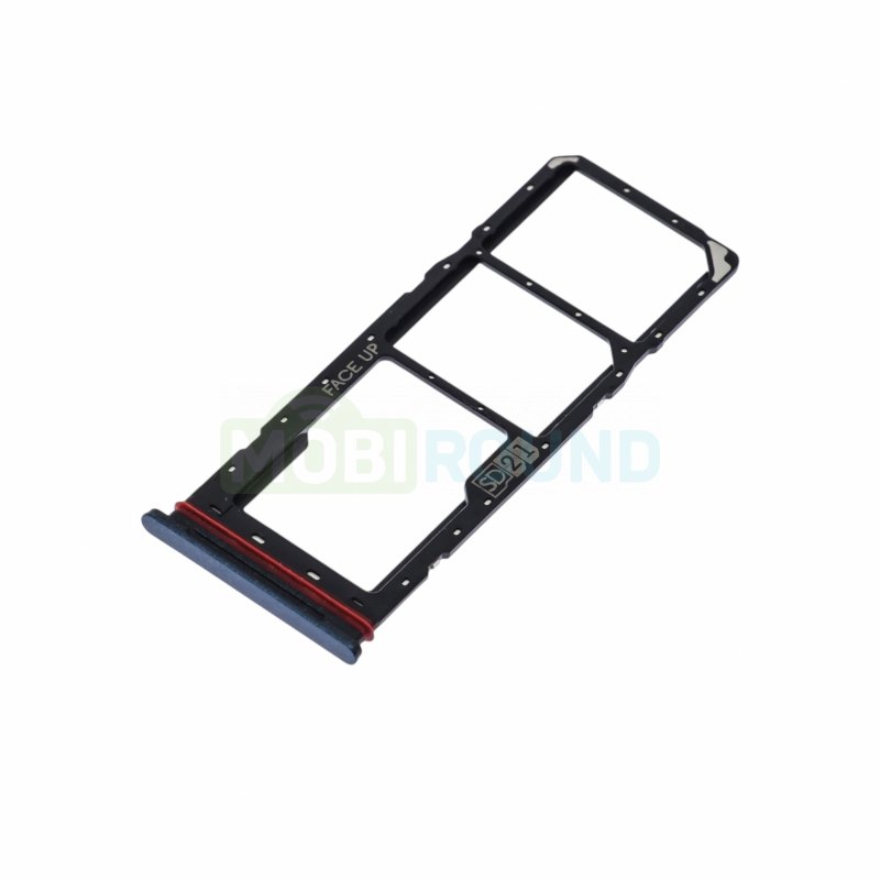 Держатель сим карты (SIM) для Motorola Moto G06 4G, синий