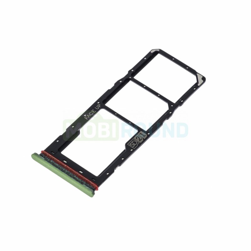 Держатель сим карты (SIM) для Motorola Moto G06 4G, зеленый