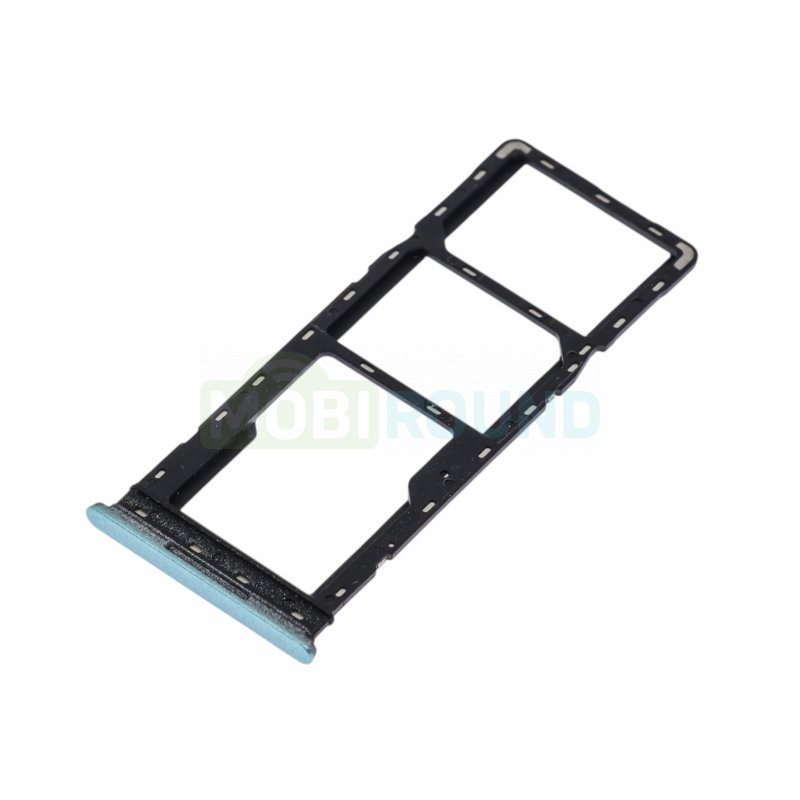 Держатель сим карты (SIM) для Tecno Pop 8, зеленый