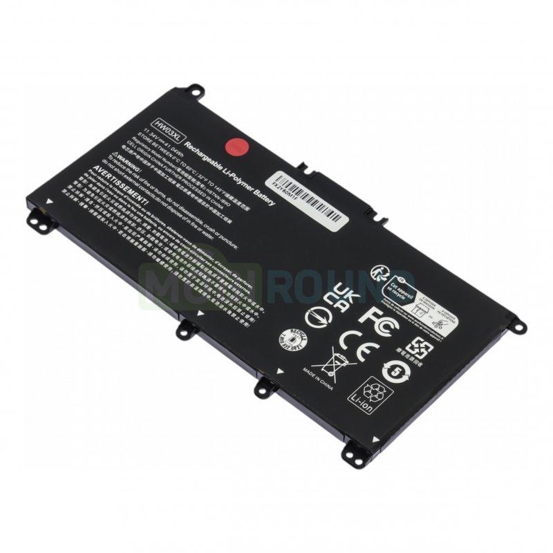 Аккумулятор для ноутбука HP 250 G9 (HW03XL) 11.34 В, 3620 мАч