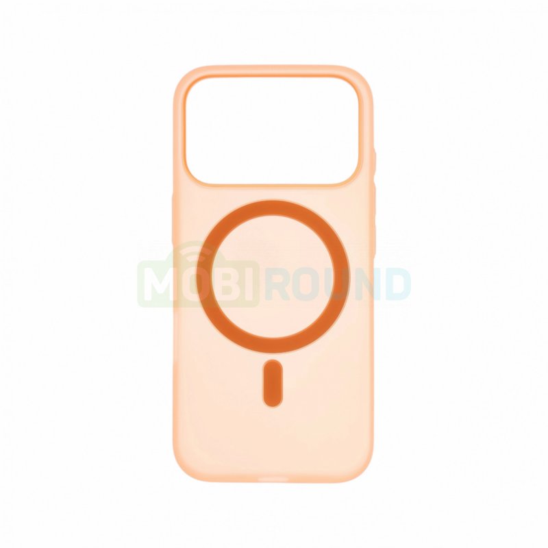 Пластиковый чехол Keephone Airskin Pro (MagSafe) для Apple iPhone 17 Pro, оранжевый