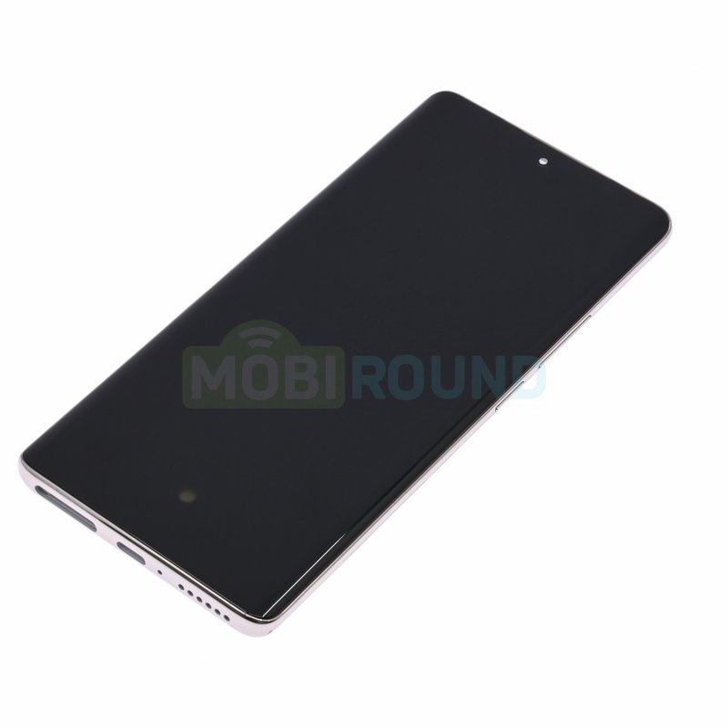 Дисплей для Xiaomi Redmi Note 14 Pro 4G (в сборе с тачскрином) в рамке, золото, AAA