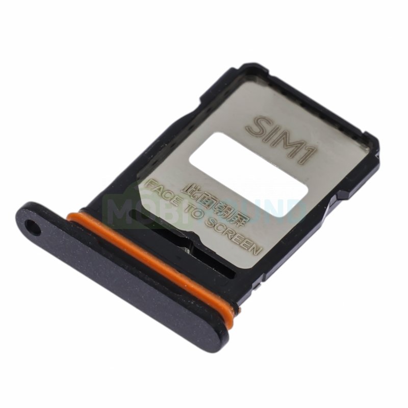 Держатель сим карты (SIM) для POCO M8 Pro 5G, черный