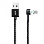 Дата-кабель Hoco U20 L-Shape USB-MicroUSB, 1 м - купить от 940 р. в МобиРаунд.ру