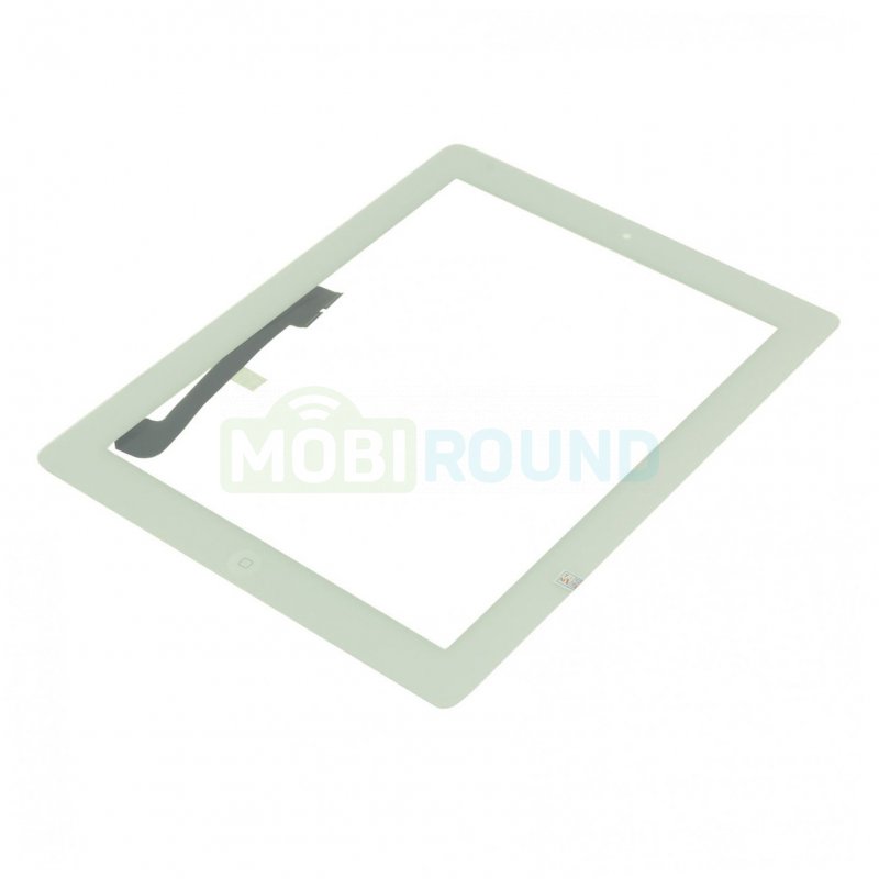 Тачскрин для Apple iPad 3 + кнопка Home, белый