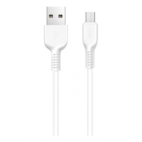 Дата-кабель Hoco X20 USB-MicroUSB (2.4 А), 2 м (белый)