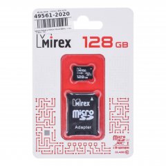 Карта памяти Mirex MicroSDHC 128Gb (class 10)