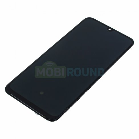Дисплей для Samsung A505 Galaxy A50 (в сборе с тачскрином) в рамке (черный, orig100)