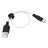 Дата-кабель Hoco X21 Plus USB-Type-C (высокопрочный / силикон), 0.25 м
