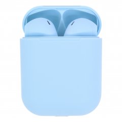Наушники беспроводные TWS inPods 12 Macaron 5.0 (с боксом для зарядки) (Bluetooth) (голубой)