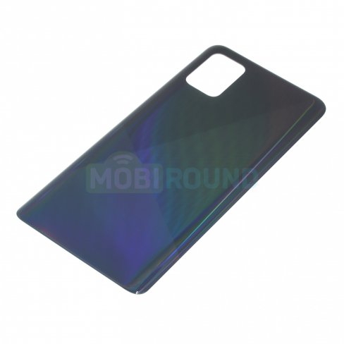 Задняя крышка для Samsung A515 Galaxy A51 (черный, аналог)