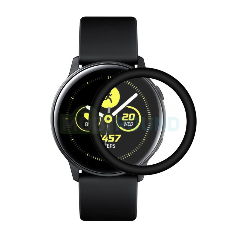Защитная пленка AG-Ceramics для Samsung Galaxy Watch Active (40 мм) Galaxy Watch Active 2 (40 мм) (полное покрытие) черный
