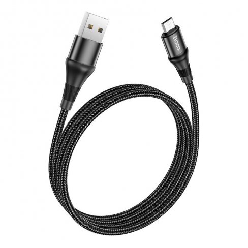 Дата-кабель Hoco X50 USB-MicroUSB, 1 м (черный)