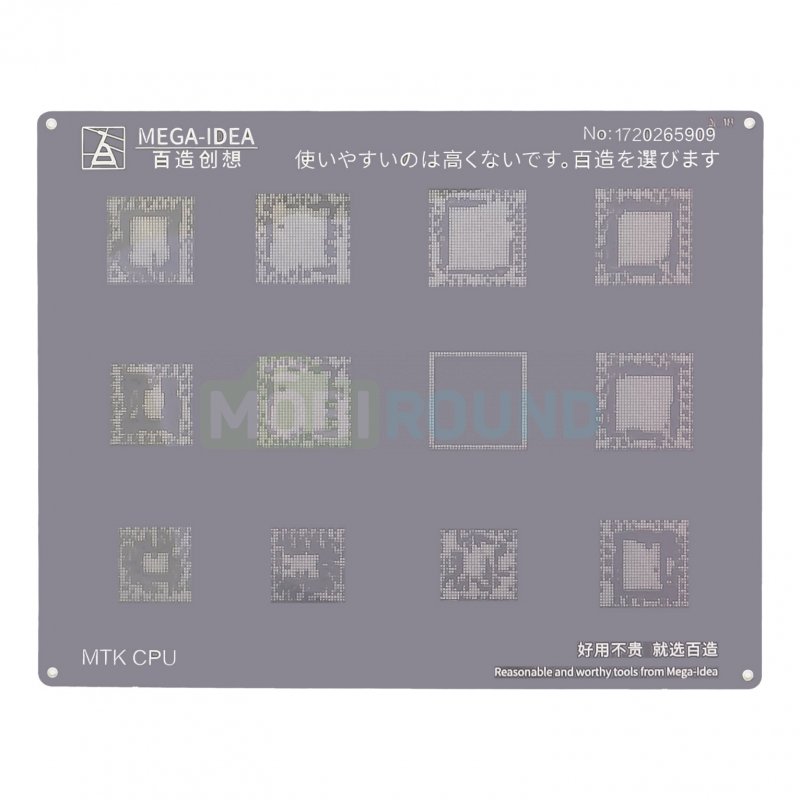 Трафарет BGA Mega-Idea CPU MTK