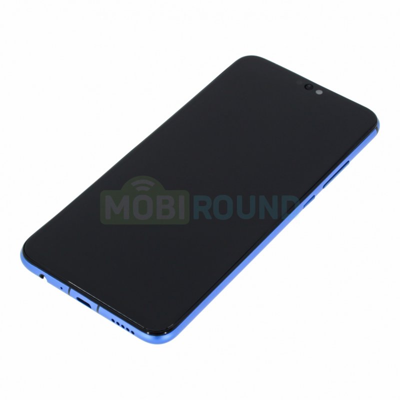 Дисплей для Huawei Honor 8X 4G (JSN-L21) Honor 8X Premium 4G / Honor 9X Lite 4G (в сборе с тачскрином) в рамке, синий, AAA