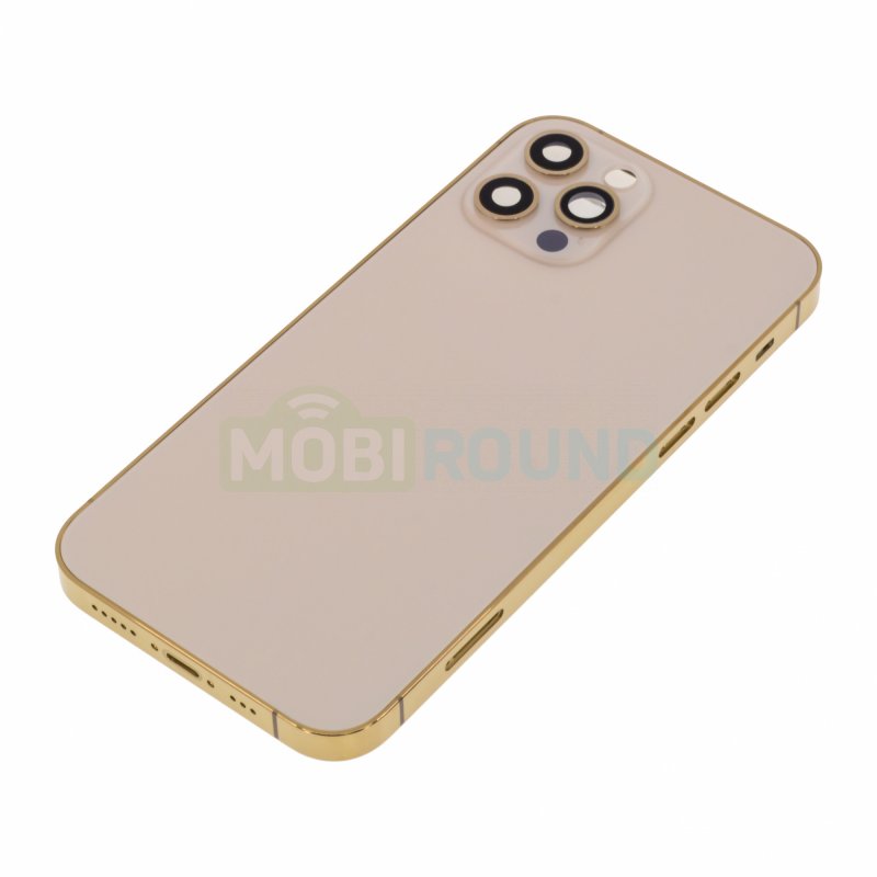 Корпус для Apple iPhone 12 Pro, золото, AAA