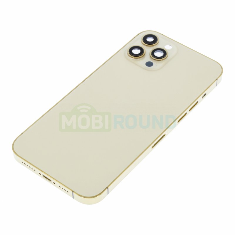 Корпус для Apple iPhone 12 Pro Max, золото, AAA