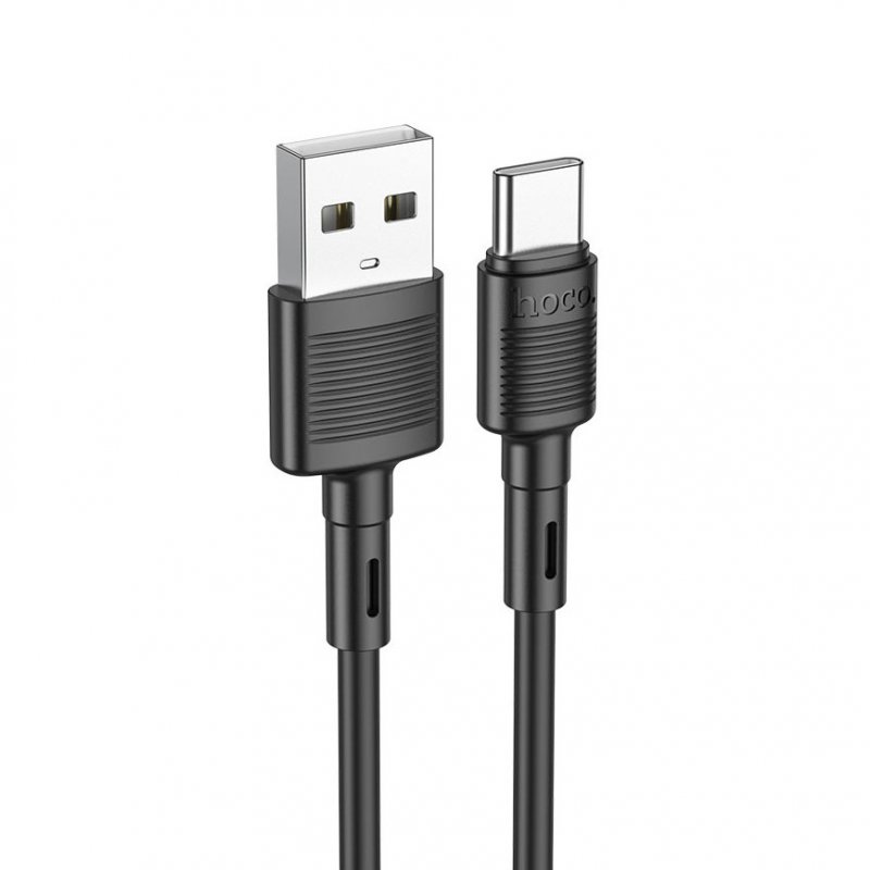 Дата-кабель Hoco X83 USB-Type-C, 1 м, черный