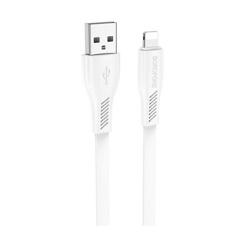 Дата-кабель Borofone BX85 USB-Lightning, 1 м, белый